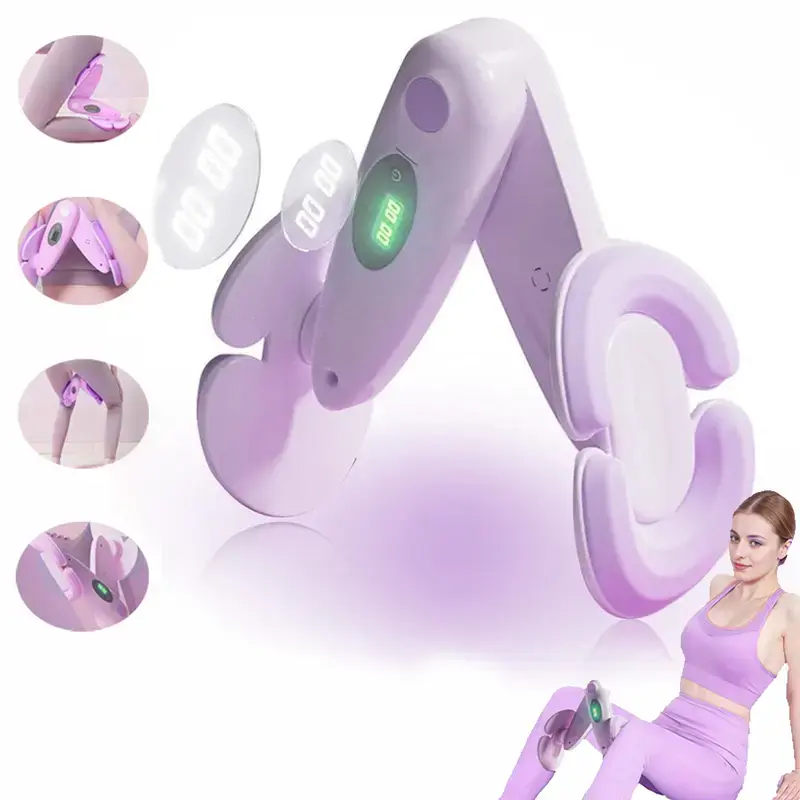 Multifunctional Smart Thigh Trainer Exercise Equipment (1 Pack) - Compact and Portable, Lightweight, Ergonomic Design with Adjustable Settings, LCD Display, Home Workout Ready for Fitness Enthusiasts, Ideal for Arm and Leg Training