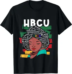 HBCU Apparel Historical Black College HBCU Casual Short Sleeve Cotton T-Shirt