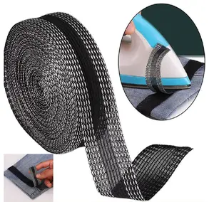 TIKA 10-Meter Self-Adhesive Iron-On Hemming Tape for Clothing Alterations, Fabric Fusing Tape for Pants, Jeans and Suits