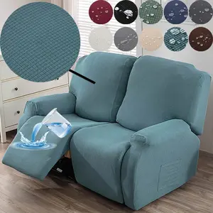 Multi-Functional Waterproof Covers: Elastic & Solid Color, All-Seat Compatible, Pet-Safe & Comfortable, Seamless Home Integration, Waterproof Couch Cover, Elastic Sofa Slipcover