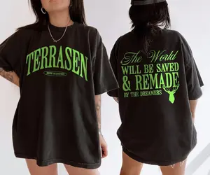 Terrasen Comfort Colors Shirt  Throne Of Glass Quote T-Shirt Aelin Galathynius Rowan Manon Licensed SJM Universe Merch Bookish Shirt Gift
