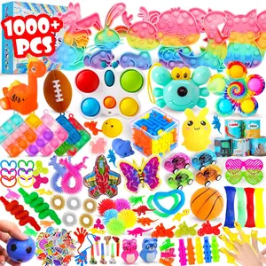 1000-Piece Fidget Toys Pack – Bulk Sensory Toys for Kids, Ideal for Party Favors, Classroom Prizes, Birthday Gifts, and Stress Relief