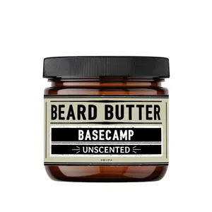 Weatherbeard Supply Co. Basecamp Beard Butter - Unscented, Fragrance-Free Leave In Conditioner With Shea Butter