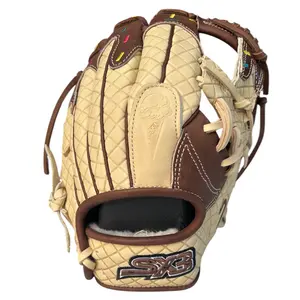 I-Webb SX3 Pro 11.50″ Baseball Glove with US Premier Kip Leathers for Infielders & Outfielders Chocolate Ice Cream Sprinkles Edition Unisex