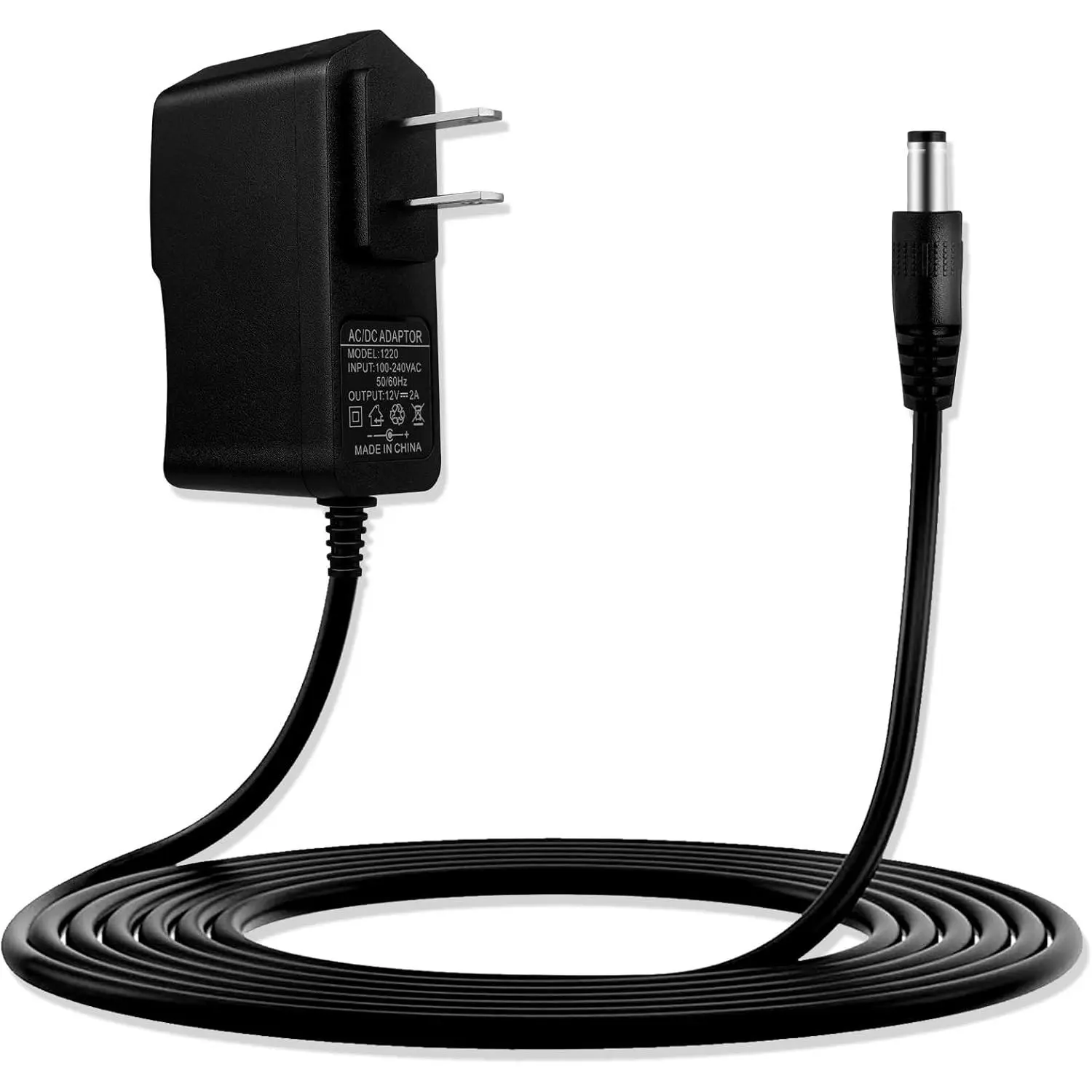 12V 2A AC Adapter Power Cord with Home Accessories - Ideal Replacement for Yamaha YPT,YPG,PSR,DGX,DD,EZ,P Series Digital Pianos,Portable Keyboards,PA-130,PA-130B Adapters