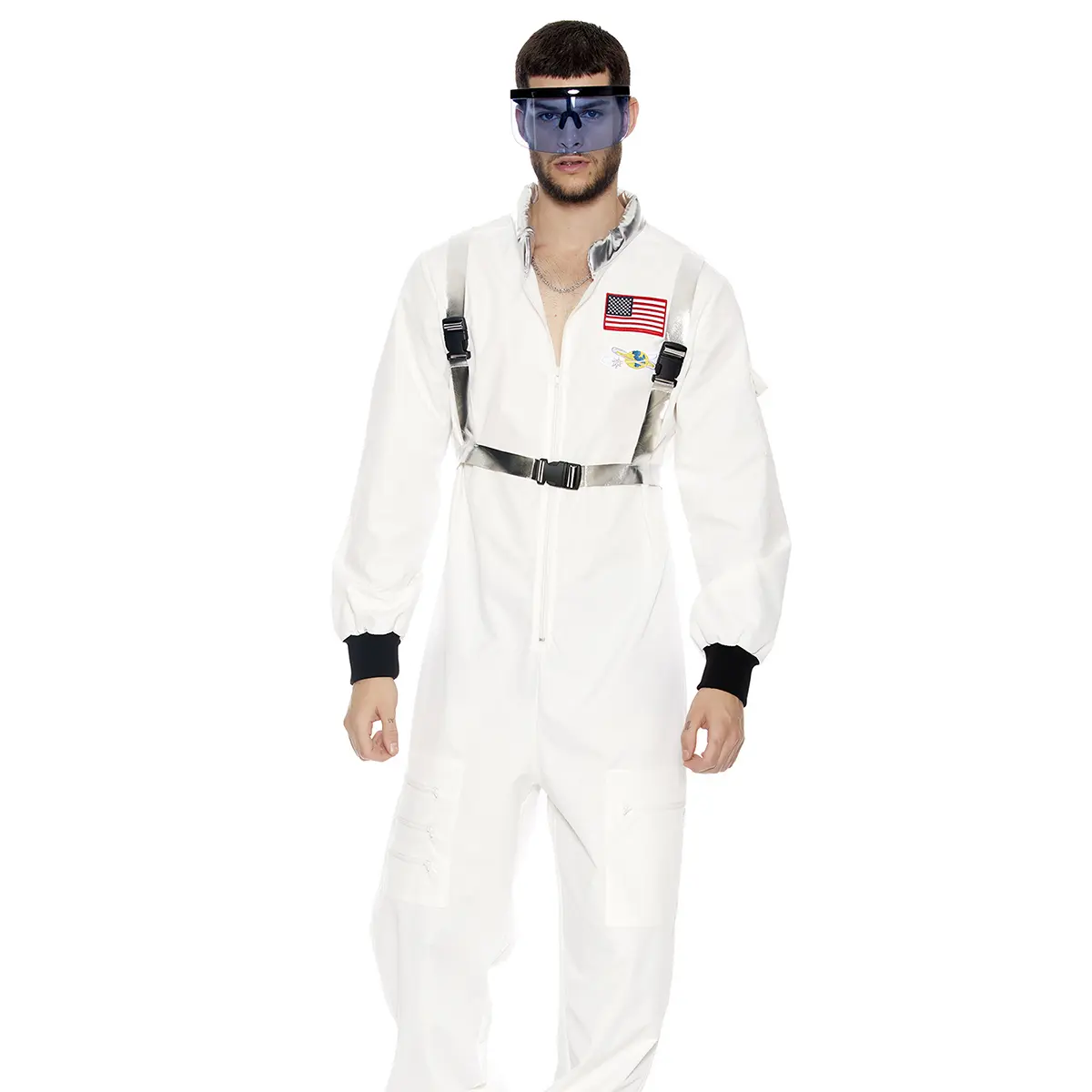 Forplay Women's Halloween Take Off Men's Astronaut Costume