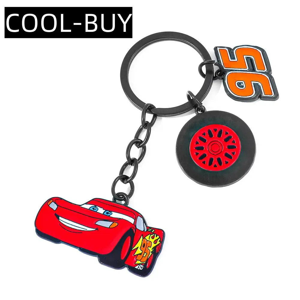 Creative McQueen keychain metal material perfect gift for boyfriend and fans