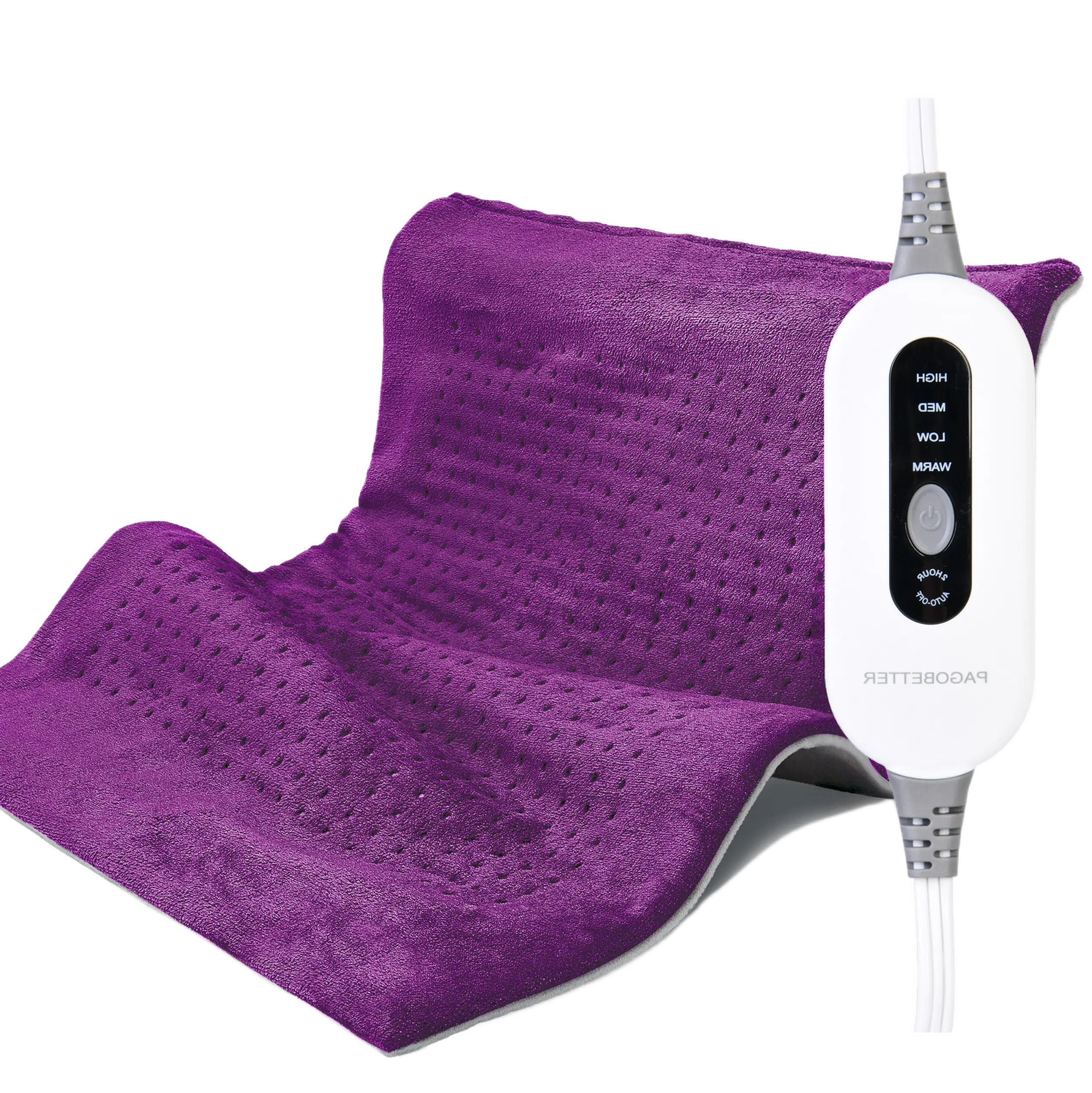 PainAway Graphene Tech Heating Pad – 17"x33" Soft Flannel Heating Blanket for Back, 4 Heat Levels, Auto Shut-Off, Machine Washable | Great Christmas Gift for Mom/Dad