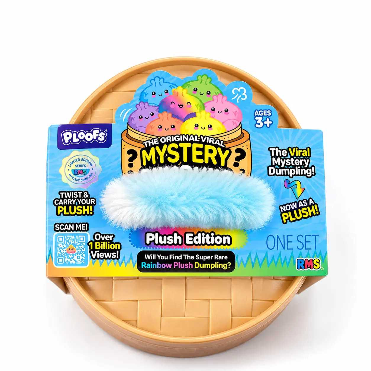 RMS Dumpling Squishy Toy - Scented Slow-Rise ASMR Stress Relief Tool, Anxiety Calming Sensory Squeeze, Viral 5 Below Dumpling Squishies Edition