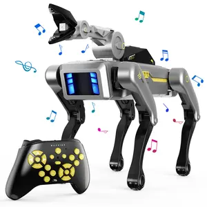 JOYYE Upgrade Robot Dog Toy with Clip, Multifunctional Remote & APP Control Toy, Programmable Smart Interactive Robot Toys for Kids, Dance & Music Birthday Gifts