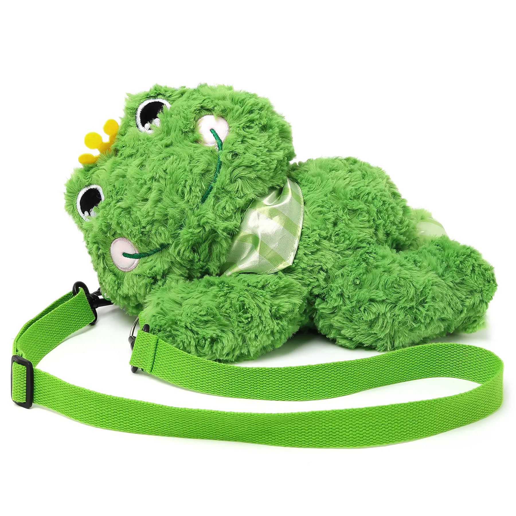 Emoin Cute Frog Plush Toys 11.8 Inch Giant Frog Stuffed Animal Toy Birthday Gifts for Kids Adventure and Playtime,Frog Backpack