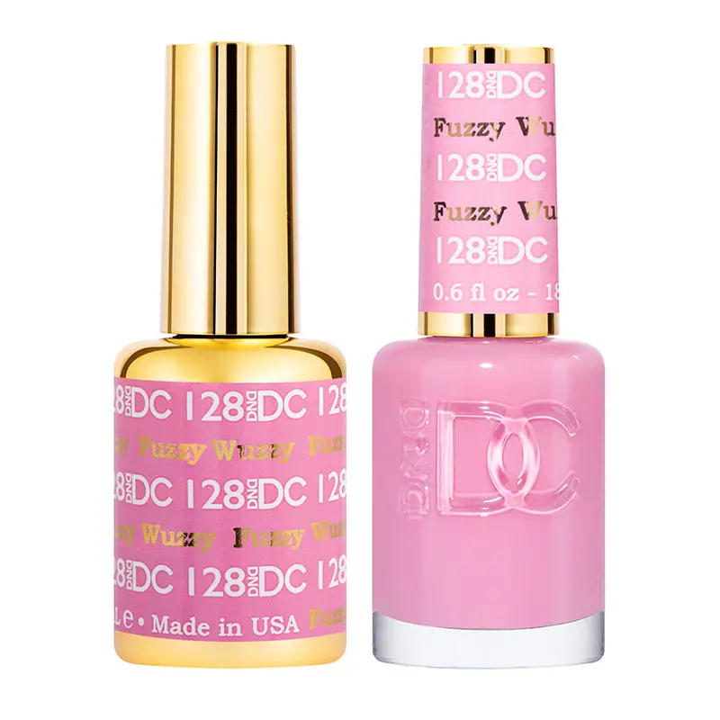 DND DC Duo UV Gel Nail Polish - #128 Fuzzy Wuzzy, Professional Cosmetic Manicure Product