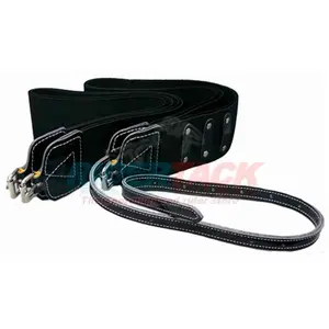 Merlano Pre-Stretched Elastic Horse Racing Girth Set - Stainless Steel