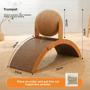 Ferris Wheel Cat Scratching Vertical Cat Scratching Ball Wear-Resistant Non-Shedding Extra Large Claw Grinder Self-Entertainment Cat Toy