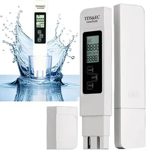 TDS Water Quality Tester, Professional 4-in-1 TDS, Temperature EC Meter with Case, Ideal ppm Meter for Drinking Water, Aquariums and More