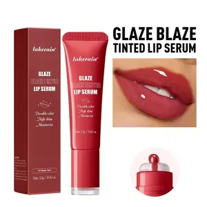 Peptide Color Essence Lip Oil Gloss, Moisturizing Hydrating Plumping Lips, Long-Lasting High Shine Glossy, Perfect Gift for Women