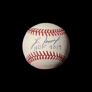 Lee Smith Signed “HOF 2019” OML Baseball with Display Case – Beckett Certified Autograph