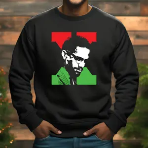 Malcom X Sweatshirt, Black History Month Shirt, Black Lives Matter Long Sleeve, Black Teacher Shirt, Unique Holiday Gift