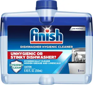 Dual Action Dishwasher Cleaner: Fight Grease & Limescale, Fresh, 8.45oz Household
