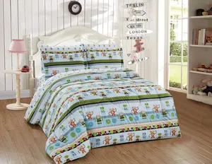 Fancy linen 7 pc Full Size Comforter And Sheet Set Robot Fantasy Machine Technology Cartoon Multi-Color  New