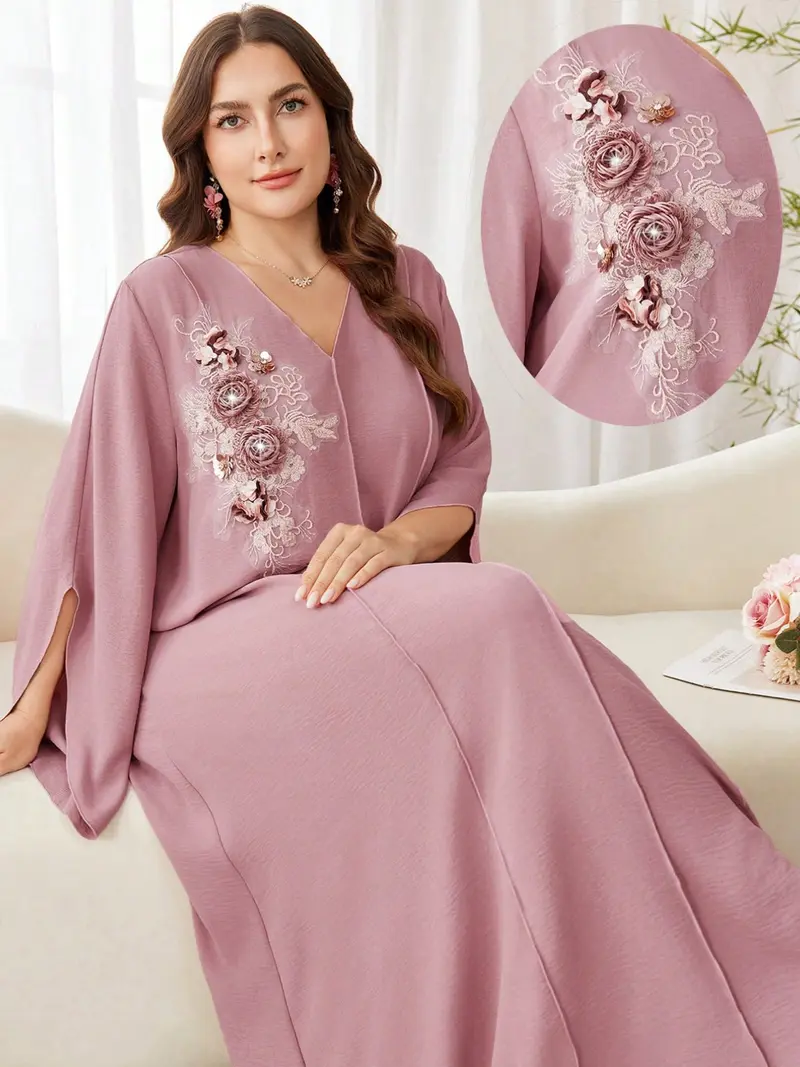 chinese dress ladies Elegant Muslim Evening Dress Long Sleeves Appliques Special Occasion P –  formalgowns