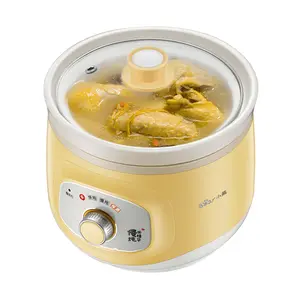 Bear BEAR 2.0L Ceramic Electric Steamer Small Power Slow Cooker for Dormitory Porridge
