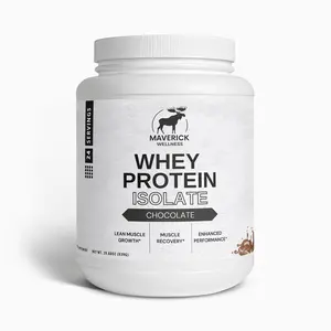 Advanced 100% Whey Protein Isolate Chocolate Fitness Supplement Powder Natural Muscle Dietary 22 Grams of Protein