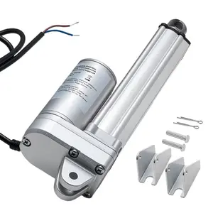 fathersdaygift VEVOR 12V Linear Actuator, 4 Inch IP65 Waterproof Linear Actuator, 675lbs/3000N 0.2/s Motion Actuators with Mounting Brackets for Outdoor Use