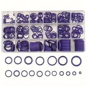 Automobile air conditioning sealing kit - O-rings, gaskets, Parts and matching toolbox, suitable for automobile repair