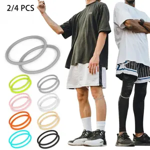 Silicone Patellar Tendon Support Straps, Patellar Belt, 2pcs Breathable Knee Bands for Basketball, Running & Sports - Universal Stabilizing Patella Brace for Men & Women, Patellabands