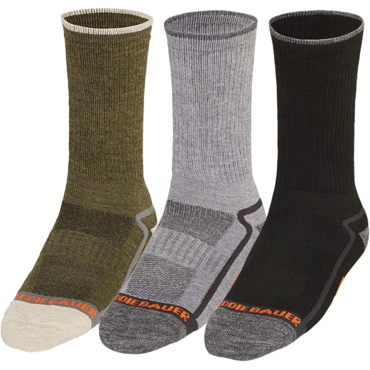 Eddie Bauer Menswear Men's Trail Socks - 6-Pack