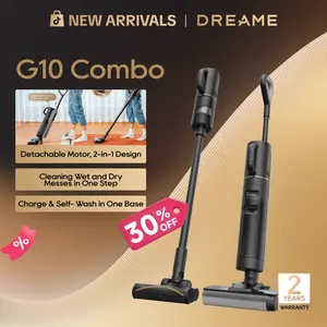 DREAME G10 Combo Series I Vacuum Mop, Wet Dry Vacuum Design for US Customers The Strongest Entry Level, All-in-One Floor Cleaner, Cordless Vacuum for Multi-Surface, Up to 50 Mins Runtime, One-Step Self Cleaning, Lightweight for Hard Floor