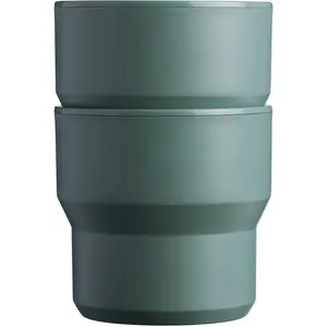 Stay-Hot Stacking Camp Cup 10 oz |     Press In Drink Through Lid |     Cup for Coffee, Tea and Drinks |     Insulated Stainless Steel Coffee Mug |     BPA-Free