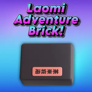 Laomi Adventure Brick Acrylic Collectible Pack for Pokemon CCG - 1 Per Booster Sealed Box