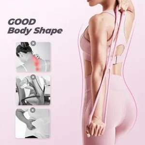 Keep Figure 8 Resistance Bands for Women, TPE Latex Free Elastic Exercise Bands, Arm Shoulder Back Chest Expander, Yoga Pilates Gym Home Workout Stretching Gear for Posture Correction, Muscle Training & Pain Relief Fitness Equipment