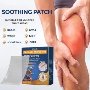 BeeEase MicroSting Joint Patches BonePain Patch 4 Patches Bag for Bone Pain Relief & Muscle Recovery Balm Therapeutic Healing Therapy Healthcare Wellness Treatment