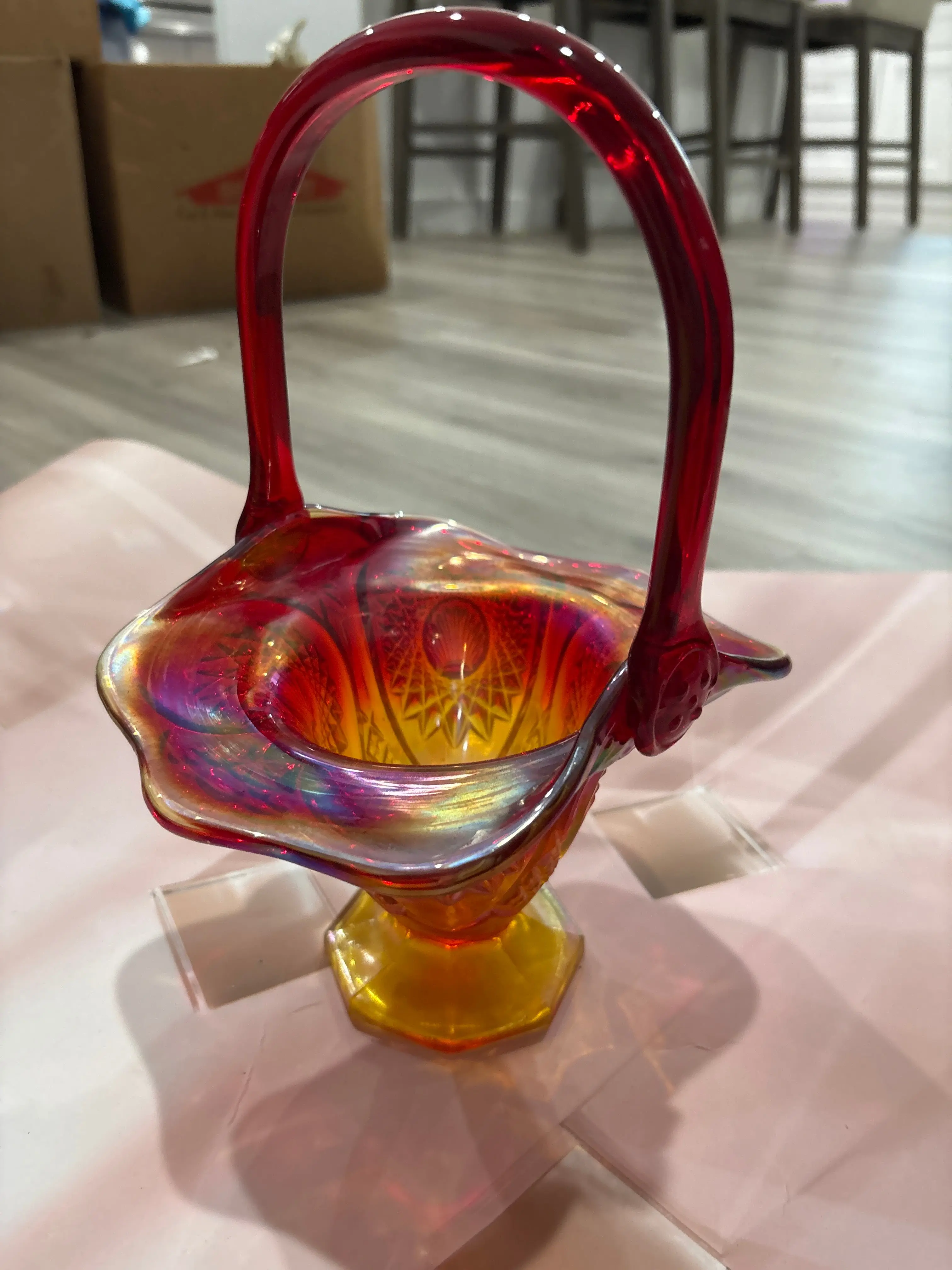 Glass basket