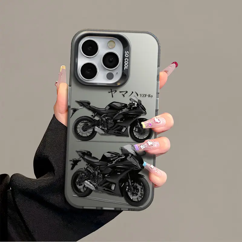 IPhone 17 Promax YZF R9 Motorcycle Phone Case Anti Drop Protective Case Suitable for Iphone 16promax 15 14 13 12 11 XS Air Plus Acrylic Case