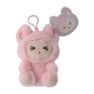 Lababies Monster Keychain Clip - Pink Plush Character with Adorable Design and Clip Feature