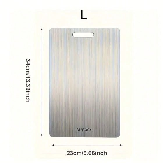 TAIMASI No Mold Cutting Board - Premium 2025 Stainless Steel Double-Sided Chopping Board | Food-Gra-De For Kitchen & Restaurant Use, Perfect For Upcoming US Holidays (Thanksgiving Nov 27, Black Fri-Day Nov 28, Christmas Dec 25) | Durable