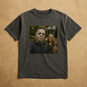 Michael Myers Vintage Tshirt, Jamie Lee Curtis, Vintage Halloween Shirt, Horror Movie Shirt, 90s Halloween Shirt