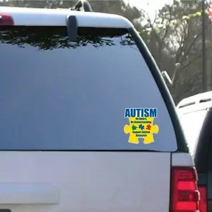Autism Awareness Puzzle Piece "Be Aware..." Vinyl Decal