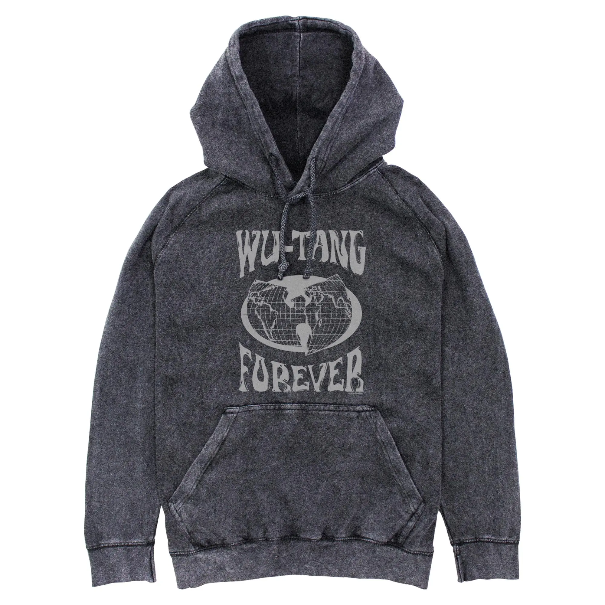 Mens Wu-Tang Clan Worldwide Map Group Forever Lightweight Hoodie