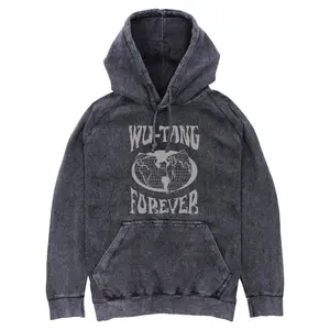 Mens Wu-Tang Clan Worldwide Map Group Forever Lightweight Hoodie
