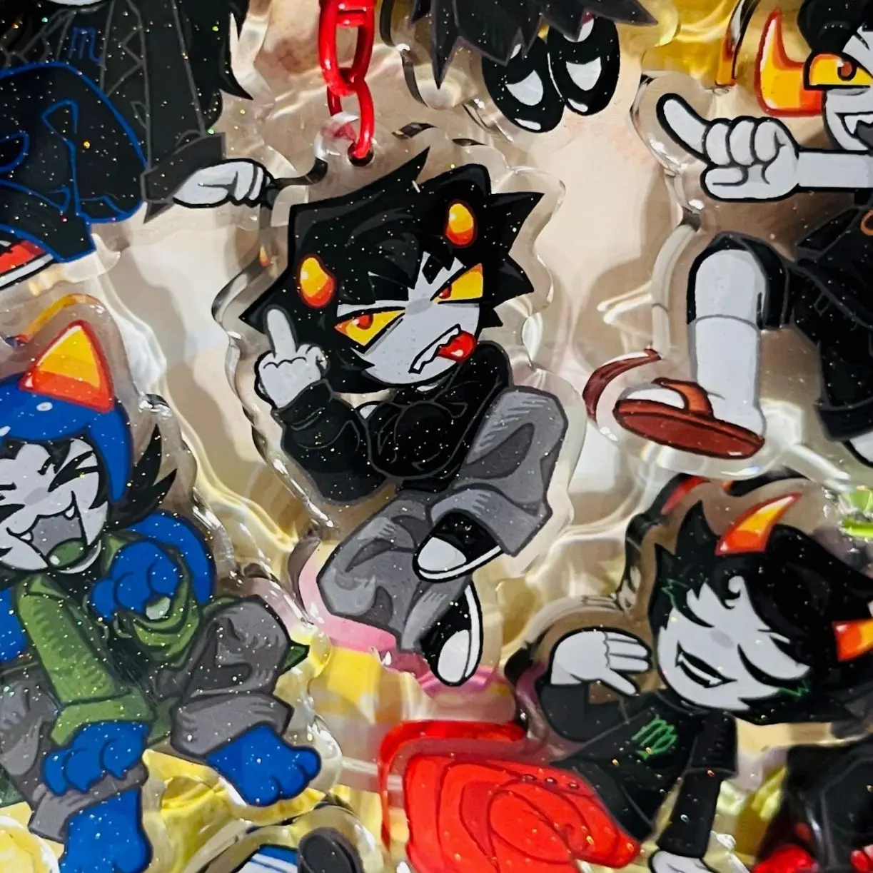 12 Ops (NOT COMBO 12) Homestuck Troll Acrylic Keychains