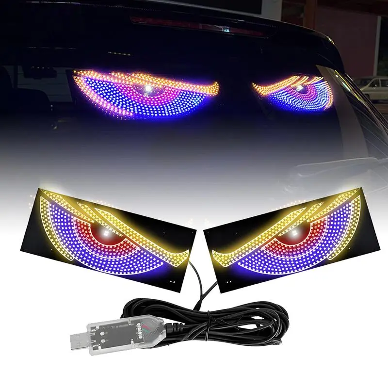 2pcs of Dynamic Eyes LED for Car, Devil eyes For vehicle - Smart Windshield & Headlight Kit 2pcs of Dynamic Eyes LED for Car, Devil eyes For vehicle - Smart Windshield & Headlight Kit