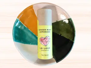 Ginger Mint Lemonade Plastic Free Jumbo Lip Balm Limited Scent 🍋