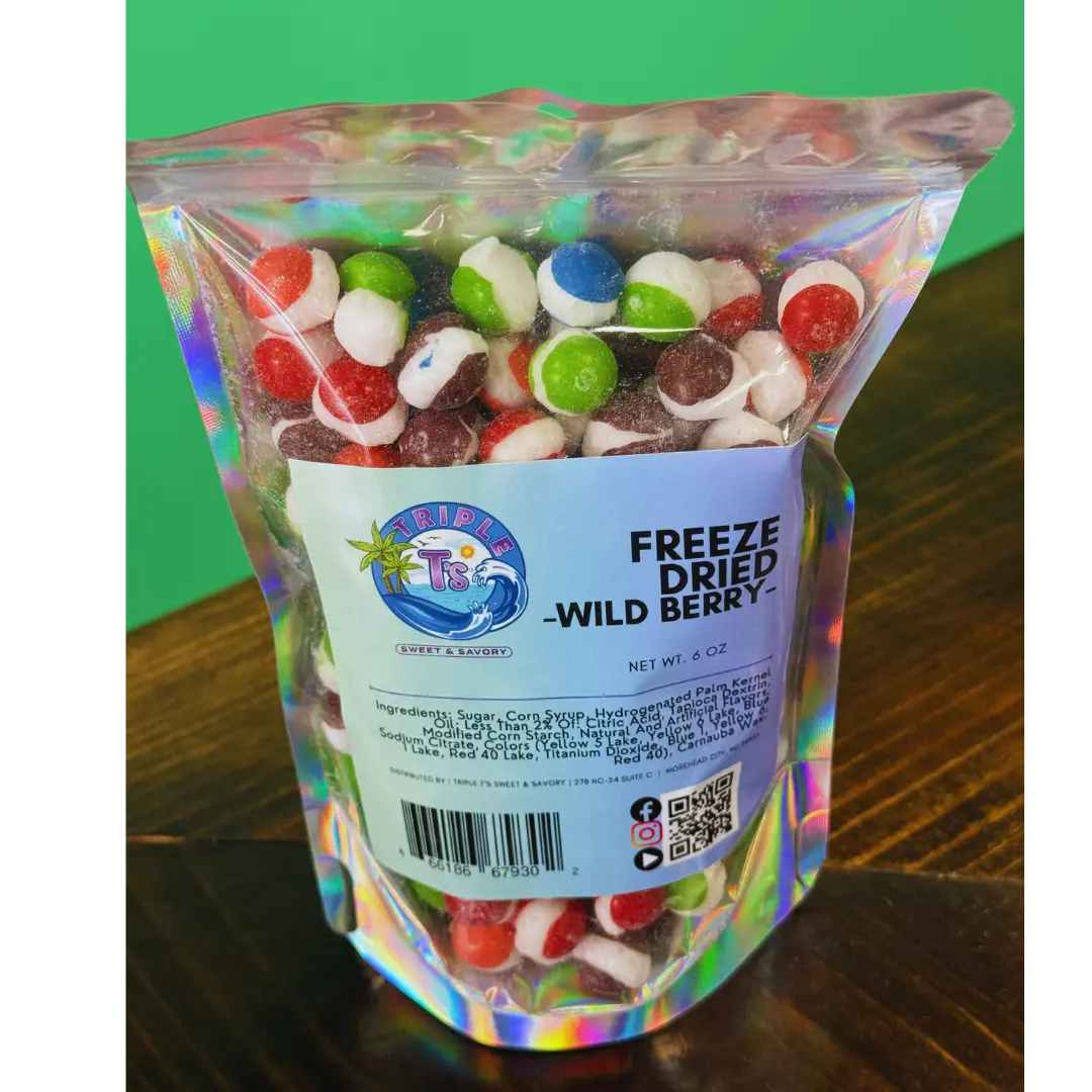 Triple T's Sweet & Savory Freeze Dried Candy Skittlers - Snack