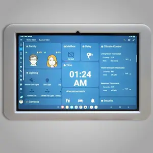 Wall Mount for Samsung Galaxy Tab A9+ (A9 Plus 11” 2023 version SM-X210) Arlington DVFR1W-1 Recessed Outlet Box Compatible