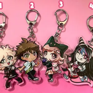 Chibi DR2 Acrylic Charm Keychain